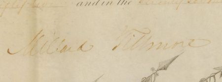 Lot #21 Millard Fillmore Signed Document - Image 2