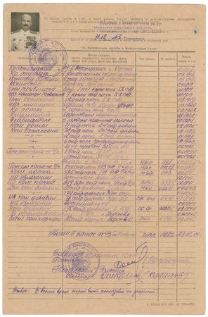 Lot #487 Georgy Zhukov Signed Document - Image 1