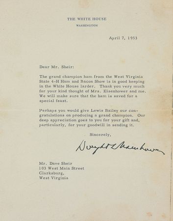 Lot #138 Dwight D. Eisenhower Typed Letter Signed - Image 1