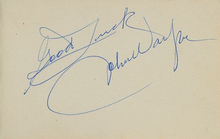 Lot #1041 Quiet Man: John Wayne, Victor McLaglen and nine others sign while filming The Quiet Man - Image 1