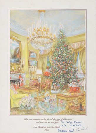 Lot #158 George and Barbara Bush - Image 1