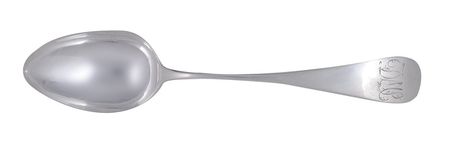 Lot #288 Paul Revere: Exquisite silver spoon crafted by Paul Revere at the close of the Revolution - Image 1