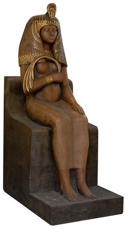 Lot #1005 Cleopatra: Isis Prop Statue - Image 1
