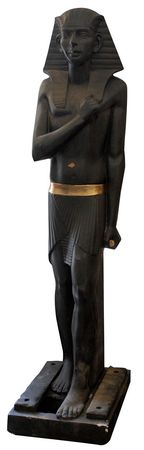 Lot #1006 Cleopatra: King Tut Prop Statue - Image 1