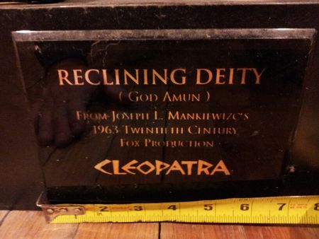 Lot #1007 Cleopatra: Amun Ra Prop Statue - Image 3