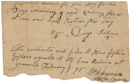 Lot #16 William Henry Harrison: Harrison signs off