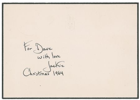 Lot #92 Jacqueline Kennedy: Jackie presents a newly-minted JFK half-dollar to David Powers - Image 2