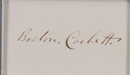 Lot #186 Boston Corbett: Scarce signature of the killer of John Wilkes Booth - Image 2