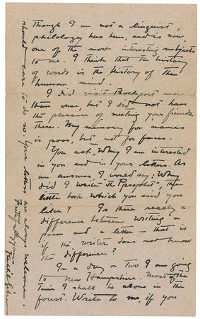 Lot #717 Khalil Gibran: On The Prophet and his philosophy: “I think that the history of words is the history of the human mind” - Image 2