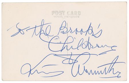 Lot #915 Louis Armstrong Signed Photograph - Image 1