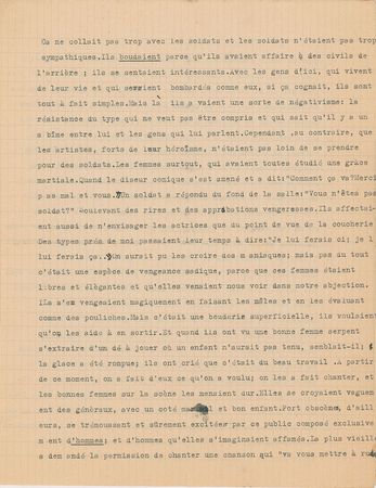 Lot #738 Jean-Paul Sartre: “The Actress as a symbolic representative of the eternal feminine” - Image 4