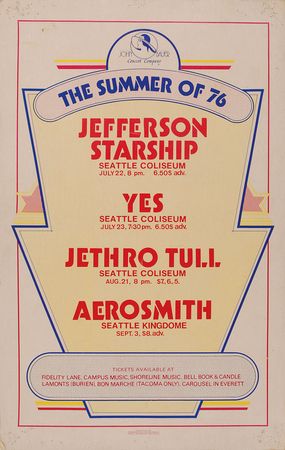 Lot #873 Jefferson Starship Poster - Image 1