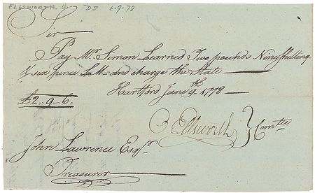 Lot #314 Oliver Ellsworth - Image 1