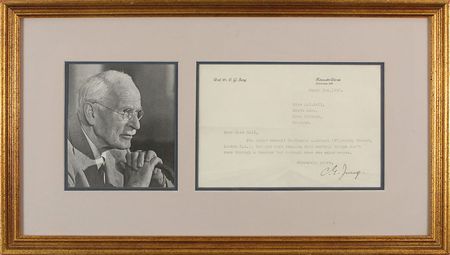 Lot #198 Carl Jung: ?You must realize that certain things don?t come through a teacher but through ones own experiences? - Image 1