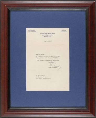 Lot #91 John F. Kennedy: Congressman Kennedy hits the 1952 campaign trail with his eye on the Senate - Image 1