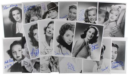 Lot #1001 Actresses Signed Photographs - Image 1