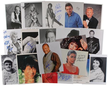 Lot #896 Musicians Signed Photographs - Image 1