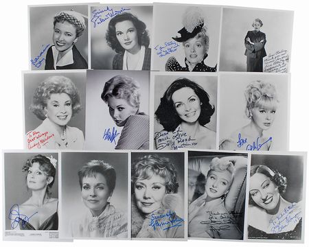 Lot #1002 Actresses Signed Photographs - Image 1