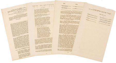 Lot #859 Duke Ellington Signed Document - Image 1