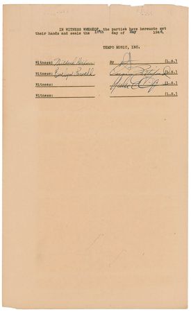 Lot #859 Duke Ellington Signed Document - Image 5
