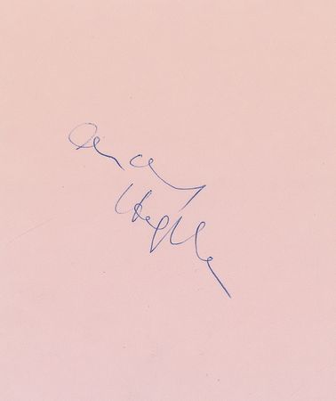 Lot #1045 Audrey Hepburn Signature - Image 1