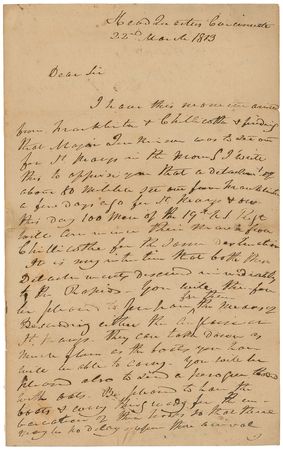 Lot #26 William Henry Harrison: “I write this to