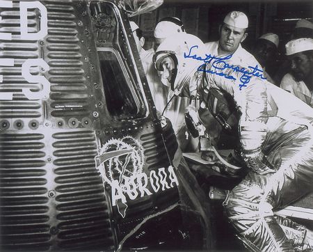 Lot #426 Scott Carpenter Signed Photographs - Image 1