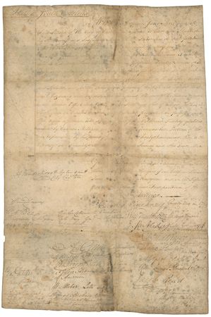 Lot #215 Henry Laurens: Extraordinary 1791 document signed by South Carolina’s most important patriots - Image 1