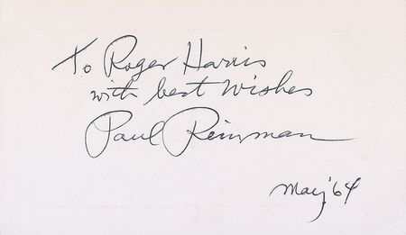Lot #585 Paul Reinman - Image 1
