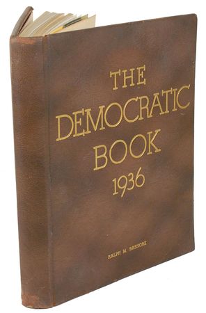 Lot #71 Franklin D. Roosevelt: Controversial 1936 Democratic Book with vivid White House vignette - Image 2