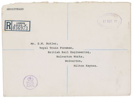 Lot #316 Prince Charles Christmas Card - Image 2