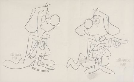Lot #596 Underdog: Joe Harris Sketch - Image 2