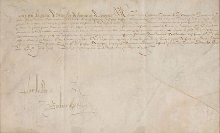 Lot #209 King Henry III: Desirable document from the assassinated French monarch - Image 2