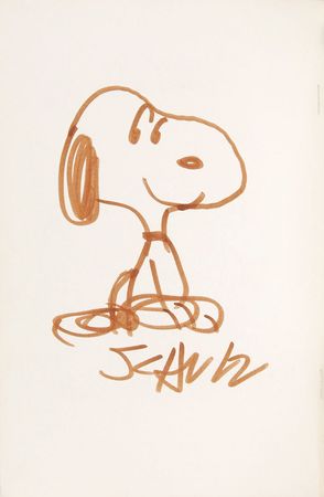 Lot #588 Charles Schulz Book - Image 1