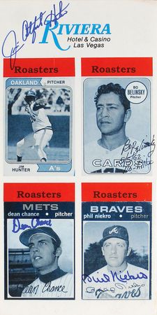 Lot #1176 NY Yankees Signed Photograph and Program - Image 3