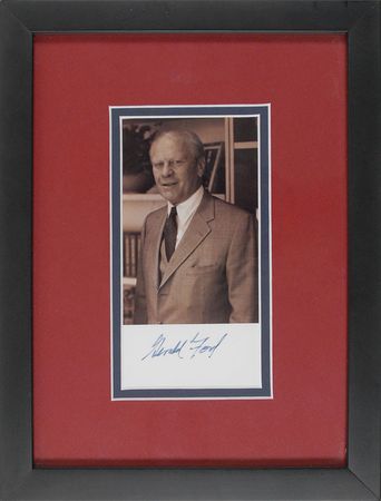 Lot #111 Herbert Hoover and Gerald Ford - Image 1