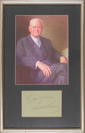 Lot #111 Herbert Hoover and Gerald Ford - Image 2