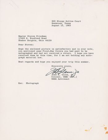 Lot #505 John Glenn - Image 2