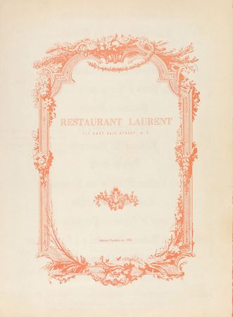 Lot #535 Salvador Dali Menu and Signed Photograph - Image 3