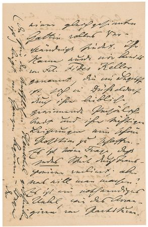 Lot #701 Max Bruch Handwritten Letter Signed - Image 3