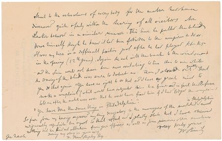 Lot #252 Wilhelm Steinitz and Frank Marshall Handwritten Letters Signed - Image 3