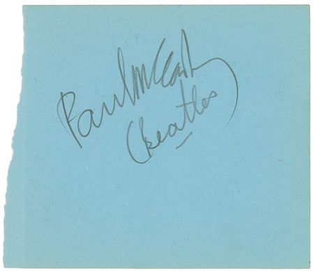 Lot #768 Beatles: Full set of signatures obtained by a constable at Royal Albert Hall - Image 2