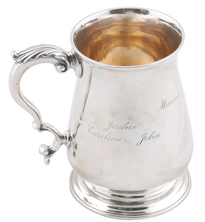 Lot #94 Jacqueline Kennedy: Magnificent 18th-century London silver presented by Jackie to her mother - Image 1