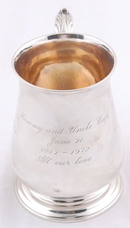 Lot #94 Jacqueline Kennedy: Magnificent 18th-century London silver presented by Jackie to her mother - Image 2