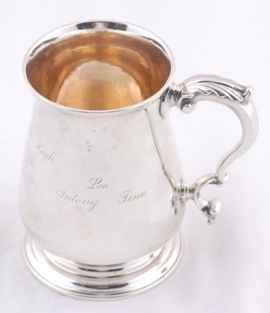 Lot #94 Jacqueline Kennedy: Magnificent 18th-century London silver presented by Jackie to her mother - Image 3