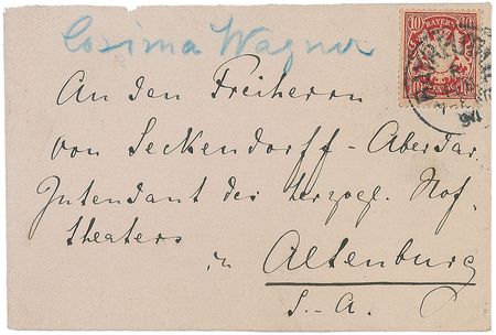 Lot #759 Cosima Wagner Signed Letter - Image 3