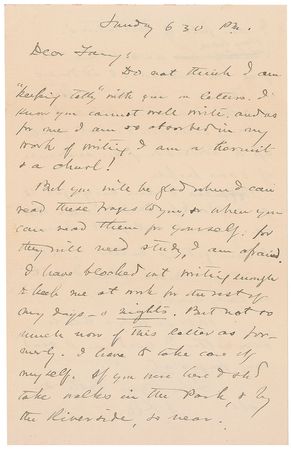 Lot #364 Joshua Lawrence Chamberlain Handwritten Letter Signed - Image 1