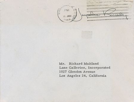 Lot #95 Jacqueline Kennedy Typed Letter Signed - Image 2