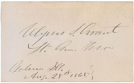 Lot #44 U. S. Grant: Outstandingly rare full