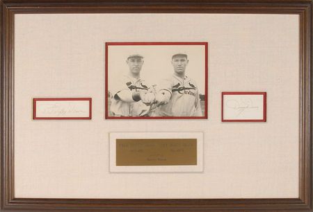 Lot #1147 Dizzy and Daffy Dean Signatures - Image 1